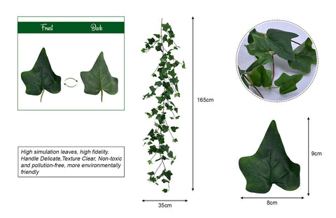 Artificial Fake String Leaves Ivy Vine
