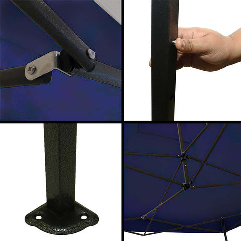 2x2m Garden Patio Top Cover Camping Tent