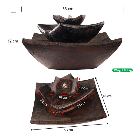 three-tier water fountain