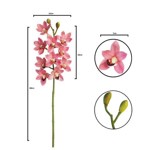 3D Artificial Cymbidium Flowers