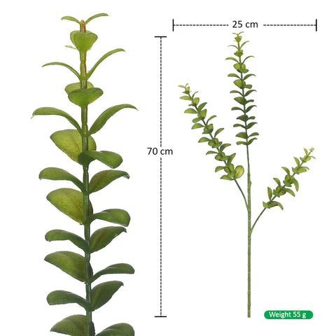Faux eucalyptus bush 70cm