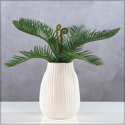 Green artificial leaves