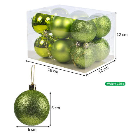6cm Decorative Christmas Balls