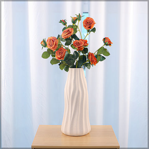 Artificial Long Single Stem Rose Flower (without vase)