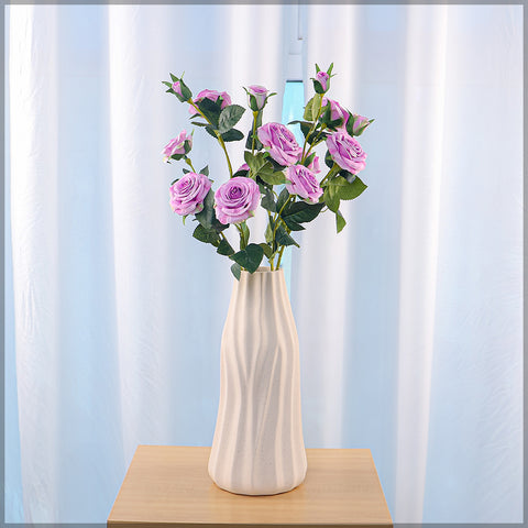 Artificial Long Single Stem Rose Flower (without vase)