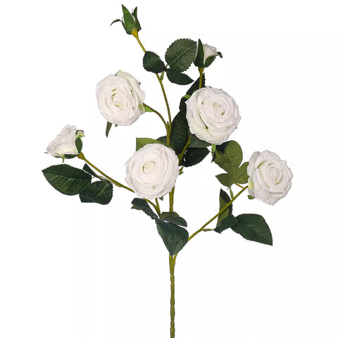Artificial Long Single Stem Rose Flower (without vase)