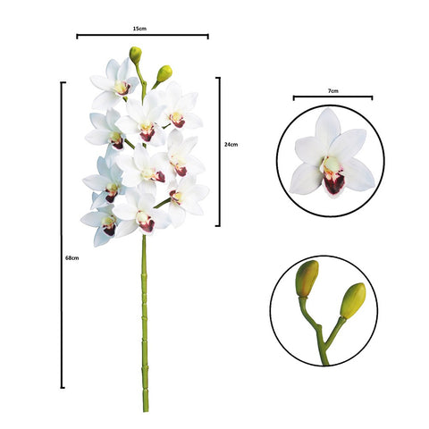 3D Artificial Cymbidium Flowers