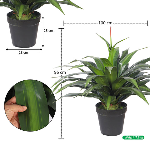 Artificial Dracaena Plants with Pot
