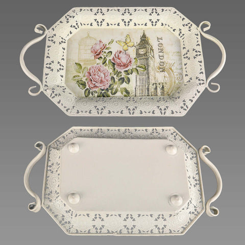 metal tray for snacks