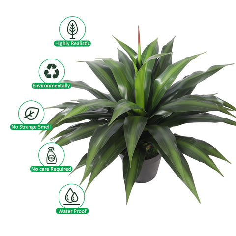 Artificial Dracaena Plants with Pot