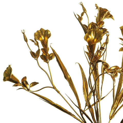 Artificial Golden Calla Bunch(Without Vase)