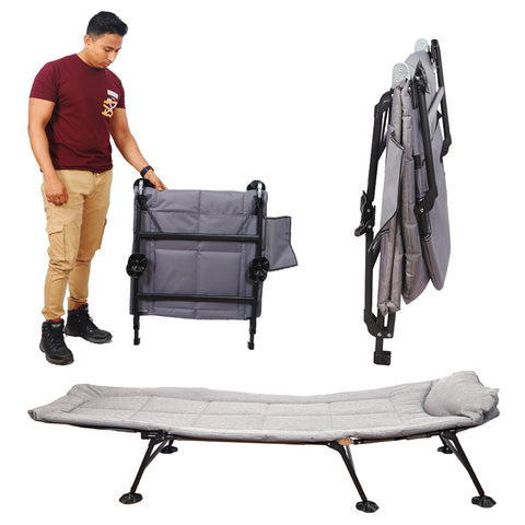 portable adjustable folding bed for camping