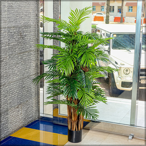 lifelike palm tree decor