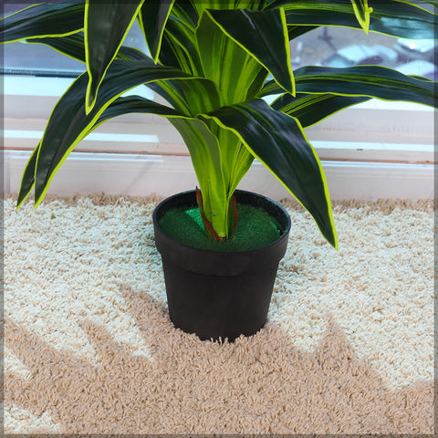 Artificial Dracaena Massangeana Plant Design