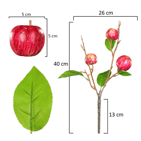 Faux fruit branch for home decor