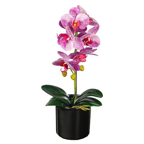 Artificial potted orchid