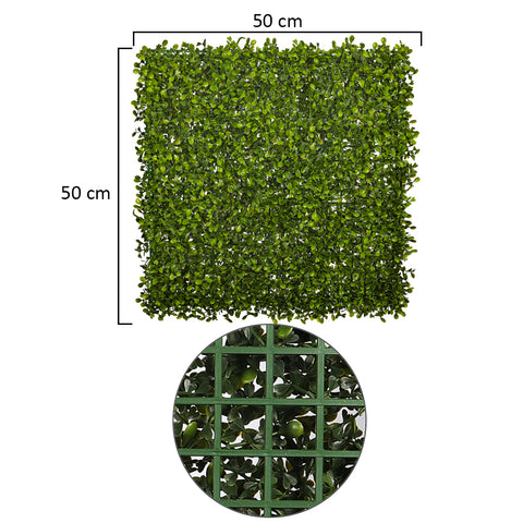 Faux topiary hedge panels