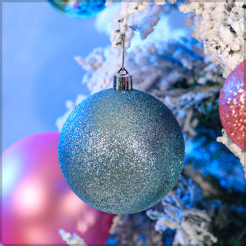 8cm Decorative Christmas Balls