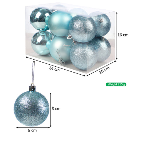 8cm Decorative Christmas Balls