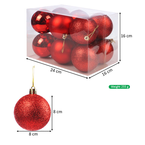 8cm Decorative Christmas Balls