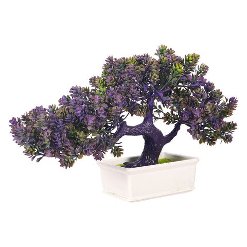 Faux bonsai in small pot