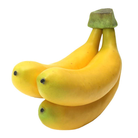 Realistic fake banana