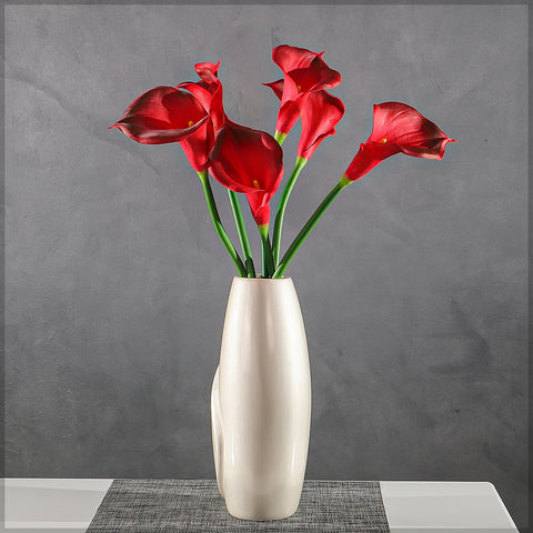 Artificial Calla Lilies Flowers Single Stem (without vase)