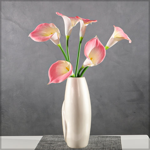 Artificial Calla Lilies Flowers Single Stem (without vase)
