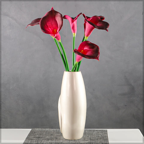 Artificial Calla Lilies Flowers Single Stem (without vase)