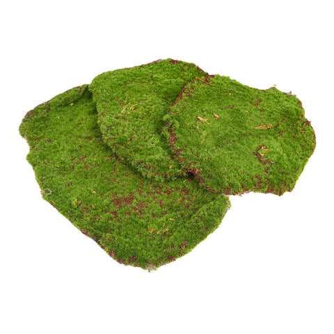 Artificial moss for shelf decoration