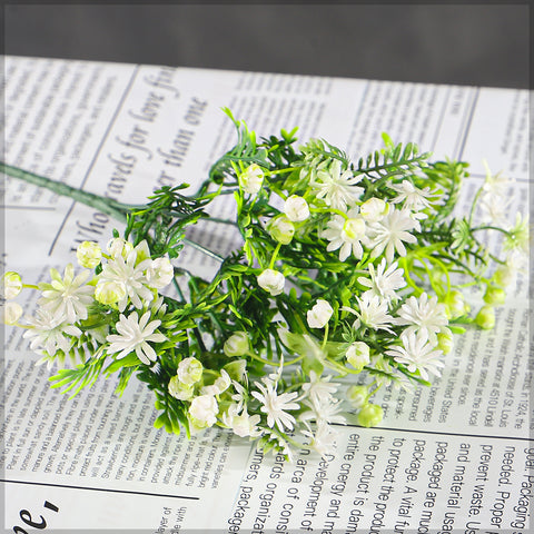 Fake white flowers