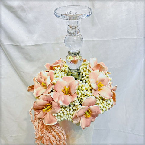 Elegant Floral Arrangement in Modern Vases for display purposes only (non-sale)