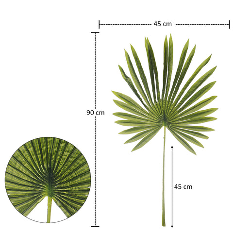 Faux fan palm stem