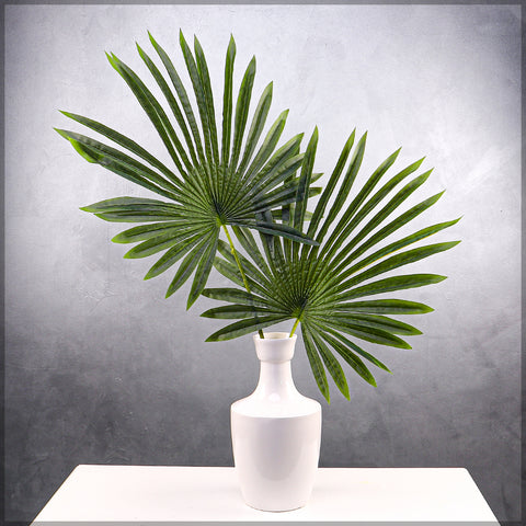 Artificial palm foliage