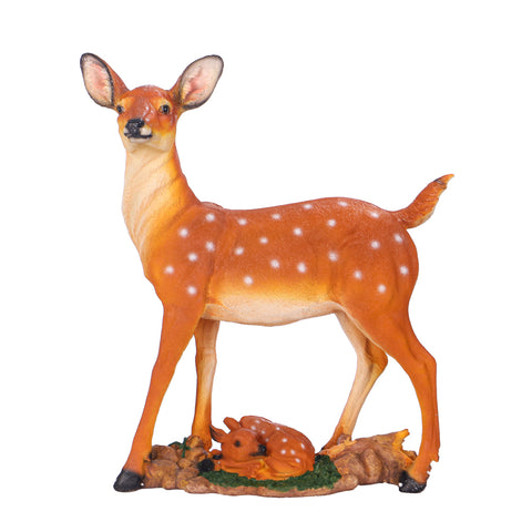 Decorative deer statue for garden