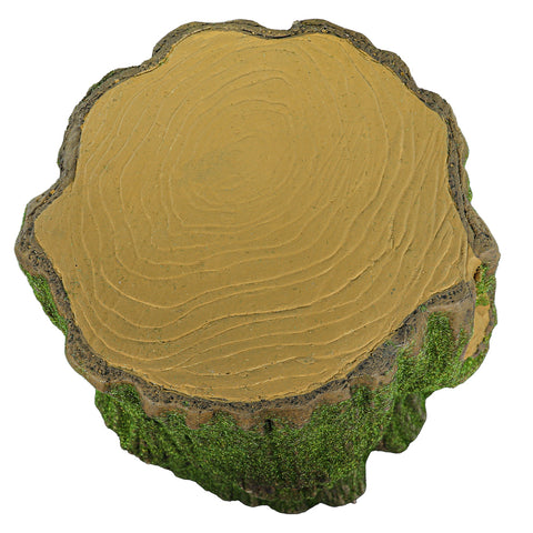 Natural look outdoor tree stump