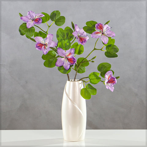 Artificial Bauhinia Flower Single Branch(without vase)