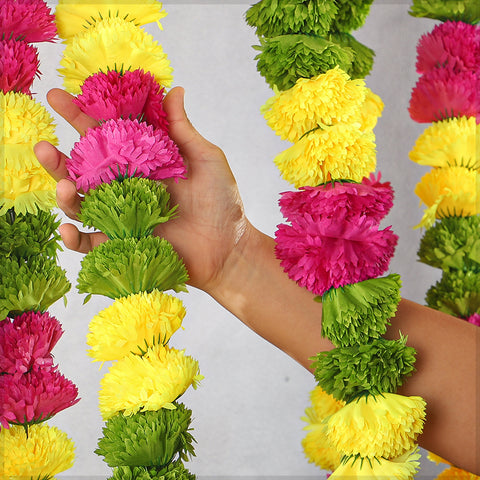 Artificial Marigold Flower Garland