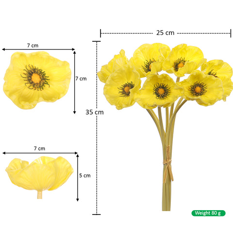Fake Poppy Flowers
