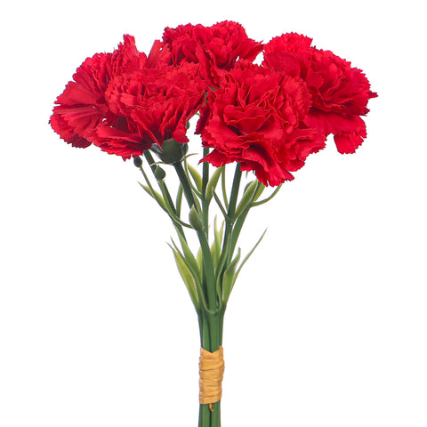 Artificial Carnation Flower In a Bunch