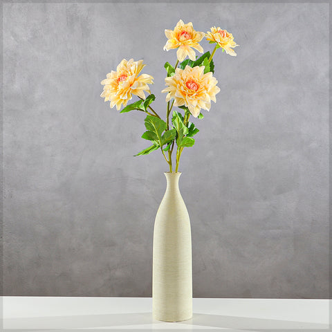 2Heads Artificial Dahlia Flower Stem