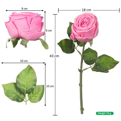 Nearly Natural Single Stem Artificial Roses