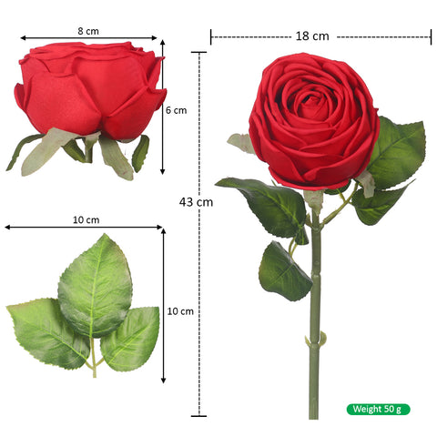 Nearly Natural Single Stem Artificial Roses