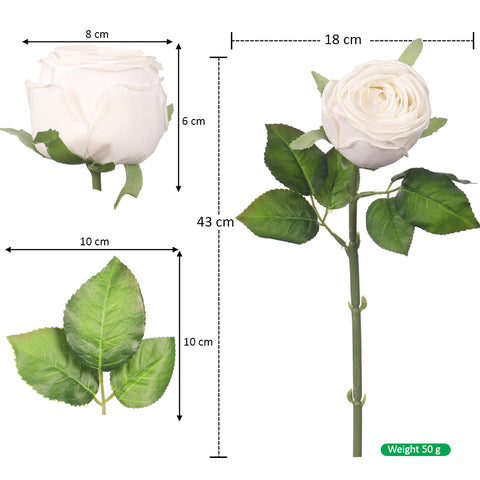 Nearly Natural Single Stem Artificial Roses