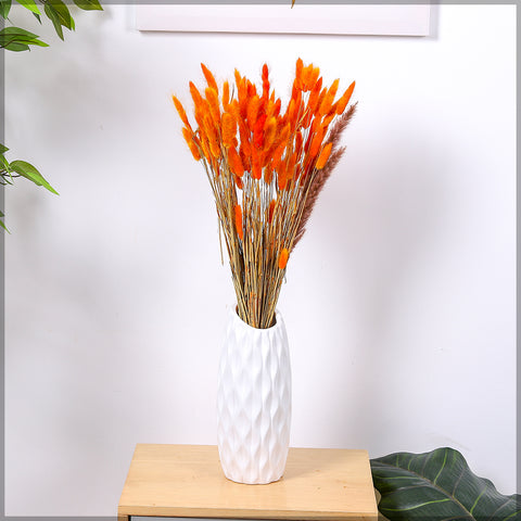 Preserved Dried Bunny Tail(without vase)