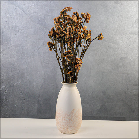 Natural dried statice sinuata flowers