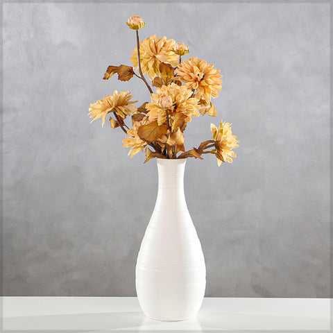 Artificial Single Stem 3Heads Dahlia Flower(without vase)