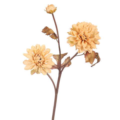 Artificial 3Heads Dahlia Flower