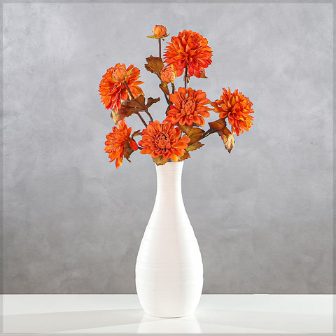 Artificial 3Heads Dahlia Flower