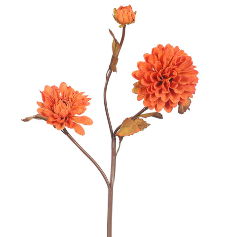 Artificial 3Heads Dahlia Flower